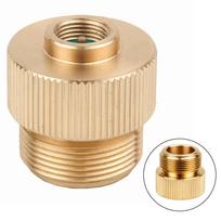 Camping Stove Gas Tank Adapter Valve 1 -20 UNF To 7/16 -28UNF For MAPP Gas Camping Gas Stove Adapter Convertor Lindal Valve
