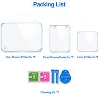 9H Hardness Glass for GoPro MISSION 1 Pro Screen + Lens Protector Clear Ultra-HD Tempered Glass Anti-scratch Film Accessories MISSION 1