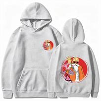 Dragon Ball Men's Hoodie Master Roshi Pattern Print High Quality Warm Autumn Winter Streetwear Pullover Sweatshirt 4XL gray