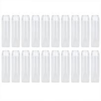 20Pcs Soft Tube Cosmetic Squeeze Bottles Compressed Air Design Facial Cleanser Tubes  For Travel 30ml white