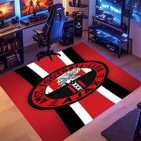 1pc AFC Ajax Entrance Mat, Non-Slip Mat Area Rug,Room Decor, Outdoor Decor, Kitchen Rug,Doormat - Machine Washable, Easy to Clean 60cmx90cm red