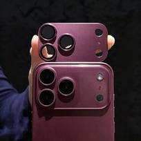 3/2/1 vnt. Matinis šarvuotas kameros objektyvo apsauginis dangtelis, skirtas iPhone 18 Pro Max 18 17 Pro, viena dalis, metalinis stiklas, originalus oficialus bordo 4 Burgundy 2PCS iPhone17 Pr