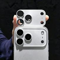 3/2/1 vnt. Matinis šarvuotas kameros objektyvo apsauginis dangtelis, skirtas iPhone 18 Pro Max 18 17 Pro, viena dalis, metalinis stiklas, originalus oficialus bordo 4 Silver 2PCS iPhone17 Pro