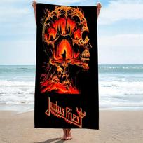1pc J-Judas Priest Firepower Album Beach Towel Microfiber Quick Dry Heavy Metal Bath Towel For Pool Beach Travel Rock Metal Fans 70CMX140CM