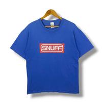 Vintage 2000 SNUFF Numb Nuts Album Band Distressed Tee Shirt Large Size L blue