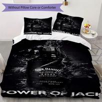 JACK DANIELS whisky Prints bedding, duvet cover and pillowcases, birthday gift (1 duvet cover + 2 pillowcases, pillow insert not included)JM005 155x200cm