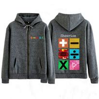 Ed Sheeran Loop Tour Hoodie Men Women Hip-hop Sweatshirts Long Sleeves Aesthetic Trend Zip Up Jacket Coat XL black