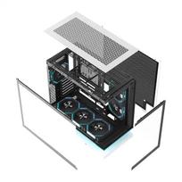 darkFlash F1 ATX kompiuterio korpusas + 6 ventiliatoriai (baltas)