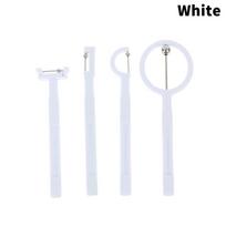 4Pcs Tongue Tip Oral Care Exercise For Children Speech Therapy Autism Sensory Rehabilitation Oral Tongue Muscle Trainer Talk white