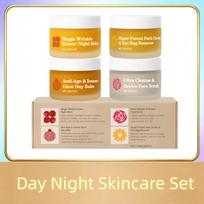 Day Night Skincare Set Gentle Repair Skin Barrier Hydrating Brightening Skins Reduce Wrinkle Dullness Eye Face Skincare Combo x 1pc
