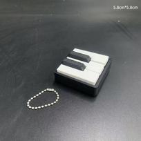 Creative Mini Piano Key Fidget Toy 3D Printed Tactile Click Relax Stress Relief Pendant Office Carry Keyboard Antistress Gift