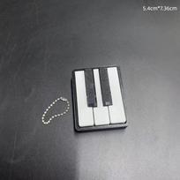 Creative Mini Piano Key Fidget Toy 3D Printed Tactile Click Relax Stress Relief Pendant Office Carry Keyboard Antistress Gift gray