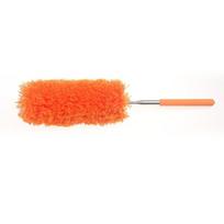 Microfiber Extendable Duster Soft Thick Lint Free Reusable Dust Cleaner for Home Office Car Interior Cleaning oranžinė