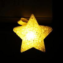 Luminous Wrist Star Lights for Dance and Chorus Performances 8cm star light, white shell, yellow light
