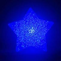 Luminous Wrist Star Lights for Dance and Chorus Performances 8cm star light, blue shell, blue light