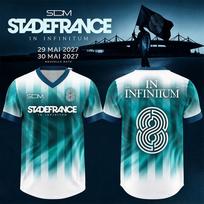 SDM Stade De France in Infinitum 2027 Special Football Jersey V-neck Short Sleeve Unisex T-shirt 3D Full Print Design Tshirts 6XL black