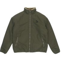 PUMA Reversible Sherpa Jacket Woven Fleece Lined Reversible Puffer Jacket Winter Men's Army Green (Unisex) Puffer Jackets 846428 44 L black
