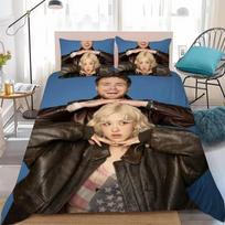 3D Print Alex Warren Bedding Set Single Twin Full Queen King Size Bed Set Adult Kid Bedroom Duvetcover Sets Anime Bed Sheet Set Baby size 90x200cm gray