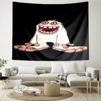 My-Singing-Monsters-Playground Print Tapestry, Backdrop, Easy Setup, Ideal for Bedroom, Office & Living Room, with Aesthetic Wall Hanging Decor. 180cmx230cm