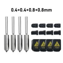 Replacement Nozzle For Anycubic Kobra S1 Max Silicone Sleeve Nozzle Wiper 0.25/0.4/0.6/0.8 Hardened Steel Extruder Hotend Nozzle