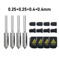 Replacement Nozzle For Anycubic Kobra S1 Max Silicone Sleeve Nozzle Wiper 0.25/0.4/0.6/0.8 Hardened Steel Extruder Hotend Nozzle