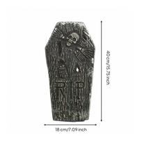 Halloween Tombstone with TearResistant Lettering Carved Foam Decoration Weathered Stone