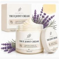 True Joint Cream, MSM Body Cream with Magnesium Lavender Oil Arnica Frankincense Non Greasy Moisturizer 118g white