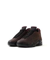 IQ5708-001 Mowalola A Nike Air Jordan 14 Retro SP  Black/Burnt Red  (Men's) 9 black