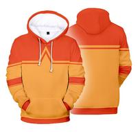 Anime Avatar The Last Airbender Cosplay Hoodies 3D Printed Sweatshirt Men Women Long Sleeve Pullover Harajuku Y2k Coat L oranžinė
