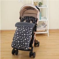 Stroller Foot Muff Baby Sleeping Bag Toddler Windproof Cover Warm Fleece Grey Thin gray