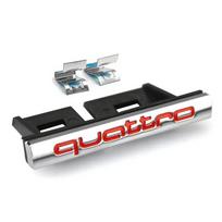 1Pcs Car Front Grille Badge Body Trunk Decoration Auto Quattro Emblem Styling For f2 A4 A3 A5 A6 A7 A8 Q3 Q5 Q7 Q8 B5 B6 B7 B8