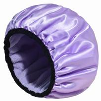 Terry Cloth Lined Bath Hair Cap Reusable Shower Hair Cover Shower Cap  Hair Waterproof violetinė