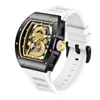 Chinese Dragon Valentine’s Day Dial Automatic Watches Mechanical Watch Stainless Steel Wristwatch Power Wife Husband gray