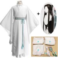 Xie Lian Cosplay Kostiumas Tian Guan Ci Fu Cosplay Xielian Perukai Bambukinis Skrybėlės Rekvizitas Vyrai Moterys Helovinas Komiksas Pilnas Rinkinys Anime Cosplay L