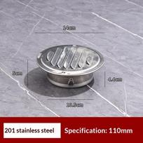 201 Stainless Steel Air Vent Cover 75-200mm Grille Insect Proof Weather Resistant for Exterior Wall Outdoor Ventilation 110mm