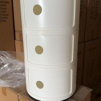 Nordic Modern Bedside Table with Creative Storage Box 2 layers