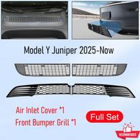 Skirta Tesla Model Y 2025 2026 Juniper Apatinės Bamperio Apsauga Nuo Vabzdžių Dulkių Neleidžianti Vidinių Ventiliacijos Grotelių Dangtelis Priekinė Apsauga Nuo Vabzdžių