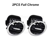 13417363 For Opel Corsa D Adam Black/Chrome Dashboard Air Conditioner Outlet 13365420 2201099 Car Interior Air Vent Grille