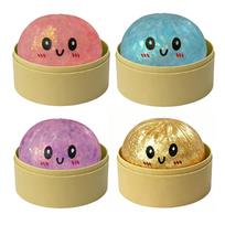 Mystery Box Large Dumpling Stress Ball With Steamer Colorful Squishy Bun Sensory Toy For Anxiety Relief Squeeze