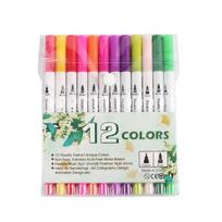 Xiaomi 12/100/120Colors Dual Tip Calligraphy Pen Watercolor Brush Pen Art Markers Pens Manga Sketching Drawing Children DIY Supplies gray