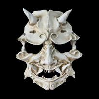Halloween Ghost Samurai Mask Demon Resin Facial Haunted Room Dress Up Props Ghost Mask Halloween white ghost warrior mask