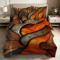 Bohemian Bedding Set 3D print Bohemian style Duvet Cover Pillowcase Multi Size Bedding Decoration, Machine Washabl 100x135cm-2pcs