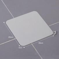 Sewer Pipe Thick Silicone Floor Drain Block Odors Floor Cover Deodorant Cover  Household grey-20mm
