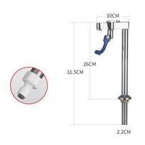 Deck Mount Water Dispenser Faucet for Glass Filling in Cafes And Kitchens white