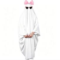 Ilga skraistė Helovino kostiumas Tėvų ir vaikų vakarėlio apranga Cosplay apsiaustas Vaikų ir suaugusiųjų vaiduoklio kostiumas C4-Universal white