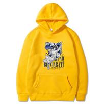 Anime JoJo Bizarre Adventure Hoodies Bruno Buccellati Manga HoodiesMen's Women Clothing Couple Casual Oversized Style Streetwear S geltona