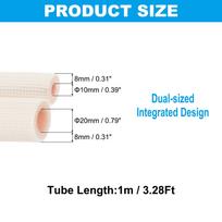 1/2/3Meter Pipe Insulation Foam Tube Heat Preservation Foam Tubing Air Conditioner Pipes Fittings for Mini Split Copper Line Set