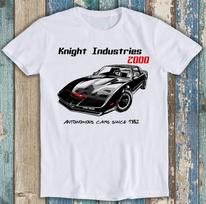 Raitelis KITT 1982 Pontiac Michael Industries Juokinga Dovana Marškinėliai T marškinėliai M1438 M black