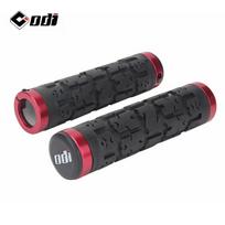 ODI Anti-Slip Shock Absorption Mountain Bike Handlebar Grips - Double Lock-on for Downhill and Off-road Racing.