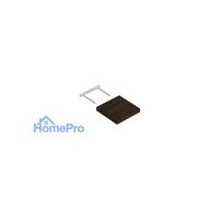 Wall shelf Velano FS 24 / 24, dark brown, 23.5x23.5x3.8 cm